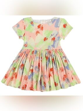 Morley Floral Shift Dress in Pink, Green and Blue
